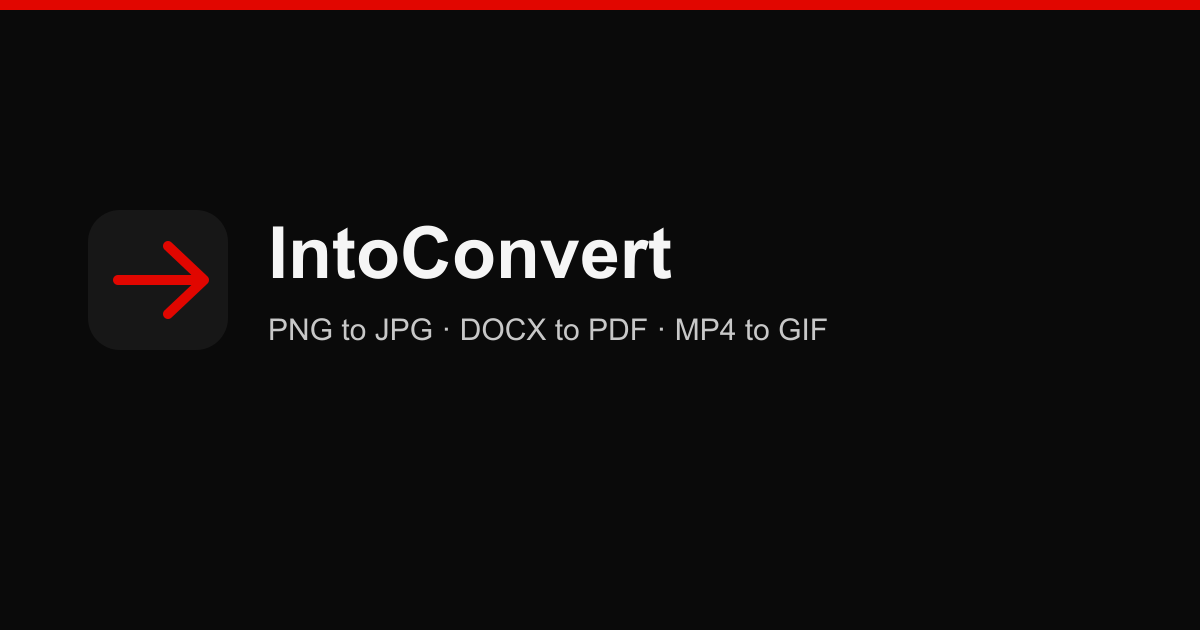 IntoConvert preview